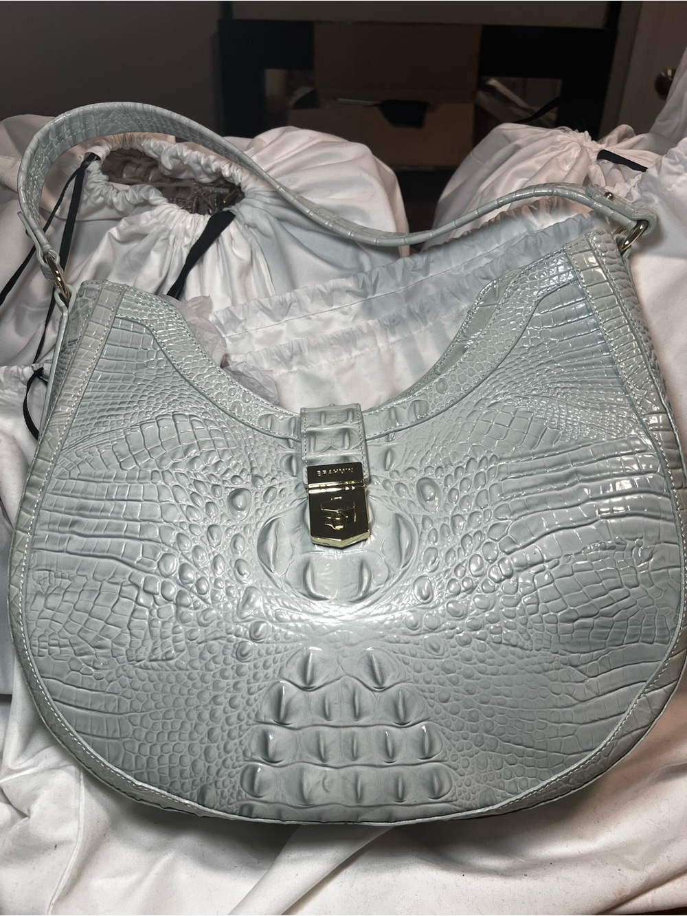 Brahmin Bethany Sea Glass Melbourne Genuine Leather